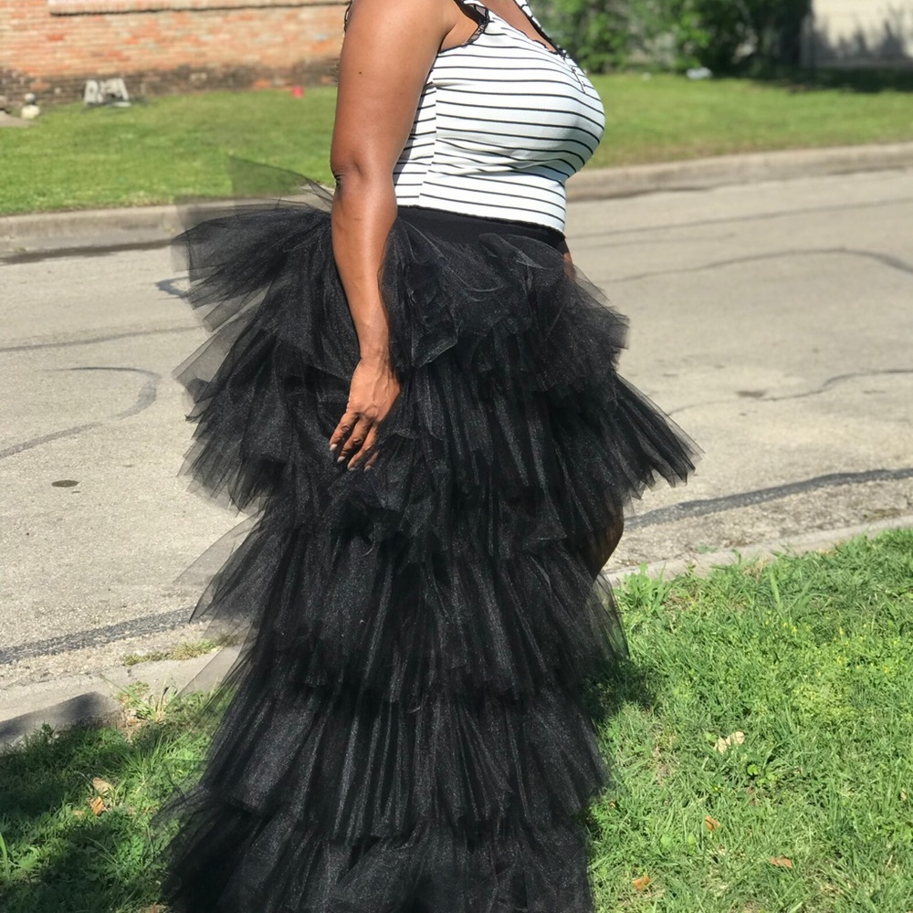 Black Tulle Skirt